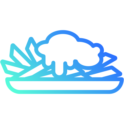 Poutine icon by zero_wing on Flaticon